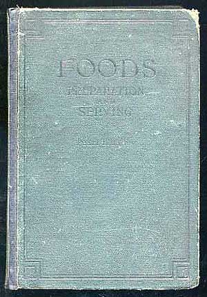 Item #161269 Foods: Preparation And Serving. Pearl L. BAILEY.