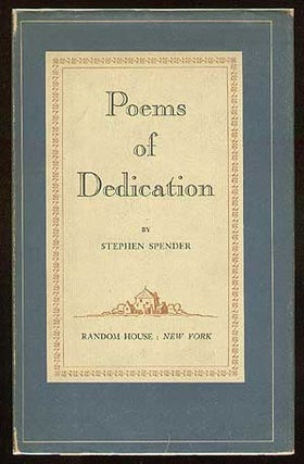 Item #16772 Poems of Dedication. Stephen SPENDER