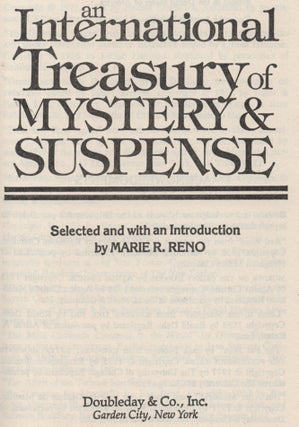 An International Treasury of Mystery & Suspense