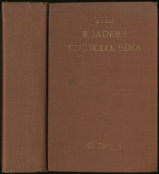 Item #172930 The Reader's Encyclopedia: An Encyclopedia of World Literature and the Arts. William...