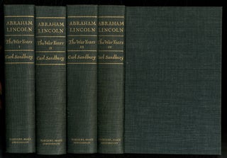 Item #176392 Abraham Lincoln: The War Years, Volumes One to Four. Carl SANDBURG