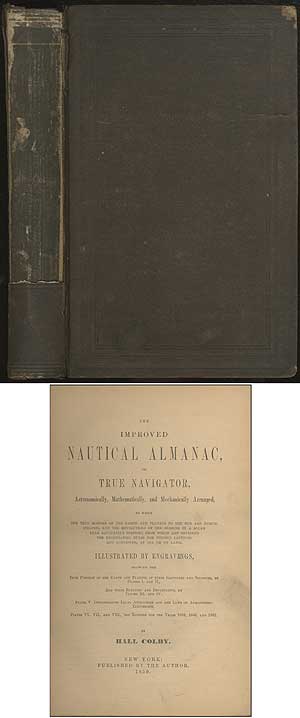 Item #177026 The Improved Nautical Almanac. Hall COLBY.