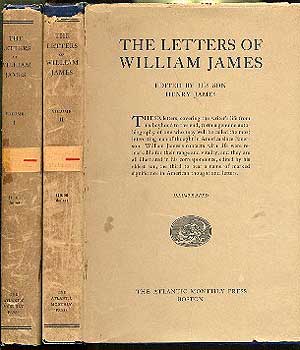 Item #177468 The Letters of William James in Two Volumes. Henry JAMES