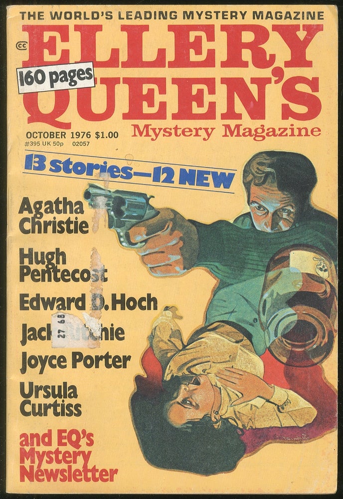 Item #180879 October 1976: Ellery Queen's Mystery Magazine. Ellery QUEEN, Hugh Pentecost Agatha Christie, Jack Ritchie, Ursula Curtiss, Joyce Porter, Edward D. Hoch.