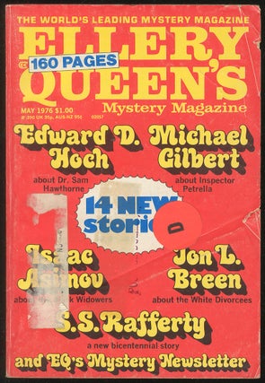 Item #180887 May 1976: Ellery Queen's Mystery Magazine. Ellery QUEEN, Michael Gilbert Edward D....
