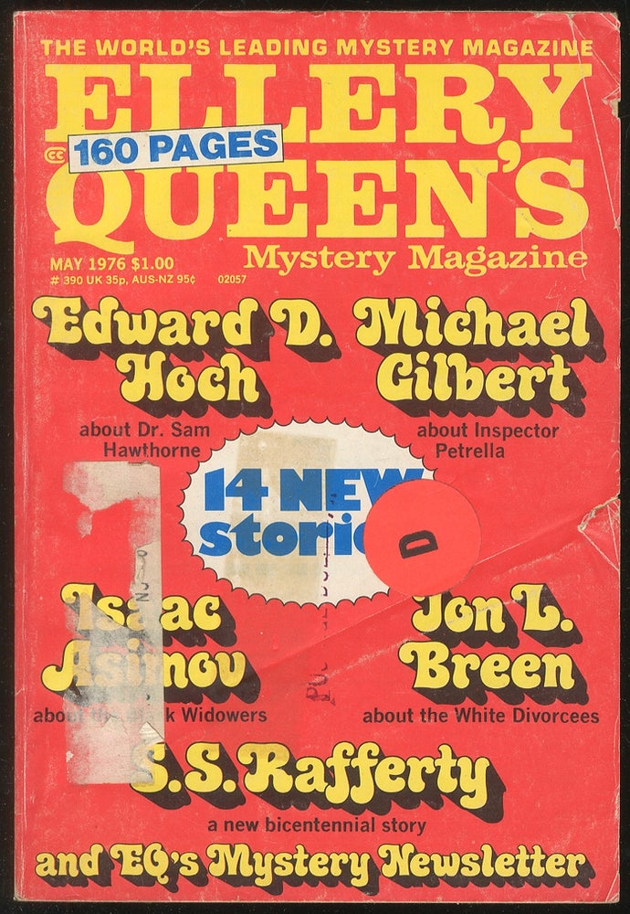 Item #180887 May 1976: Ellery Queen's Mystery Magazine. Ellery QUEEN, Michael Gilbert Edward D. Hoch, S. S. Rafferty, Isaac Asimov, Jon L. Breen.