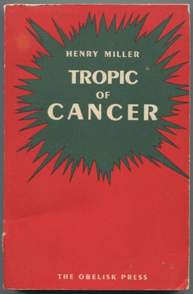 Item #186991 Tropic of Cancer. Henry MILLER