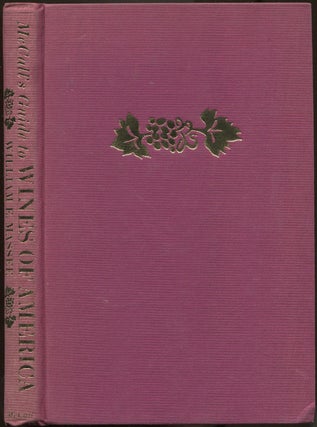Item #191547 McCall's Guide to Wines Of America. William E. MASSEE