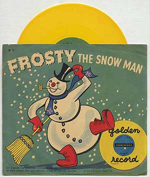 Item #194649 [Vinyl Record]: Frosty the Snow Man: Golden Record, 78 RPM, (7 Inch in the Sleeve