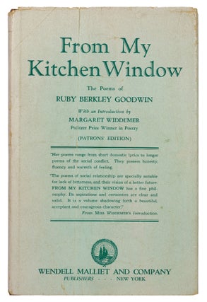Item #20403 From My Kitchen Window. Ruby Berkley GOODWIN