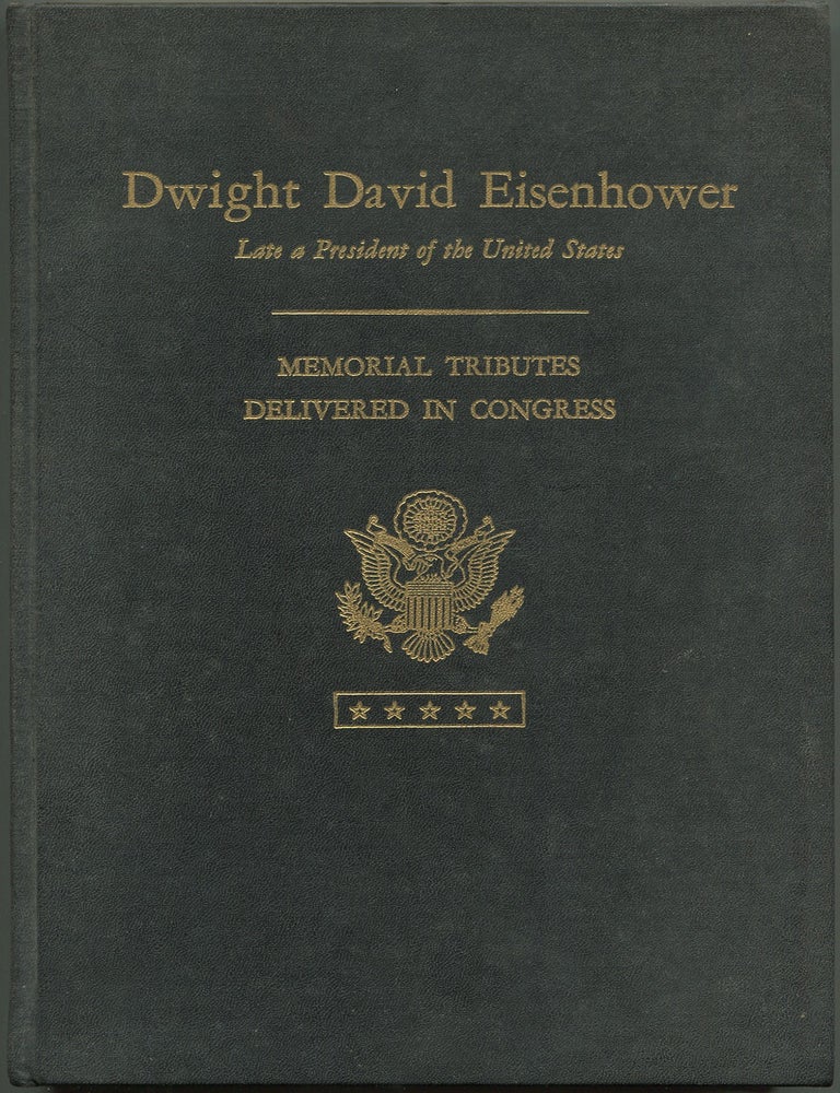 Item #206205 Memorial Services In The Congress Of The United States And Tributes in Eulogy Of Dwight David Eisenhower, Late President Of The United States