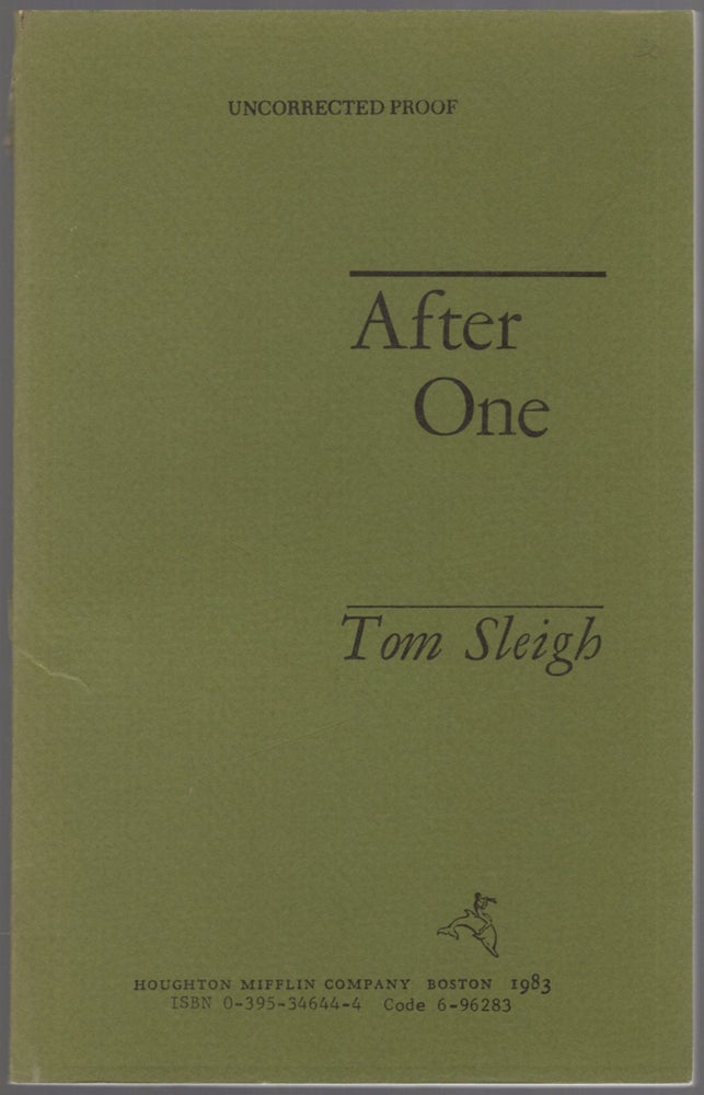 Item #211820 After One. Tom SLEIGH.