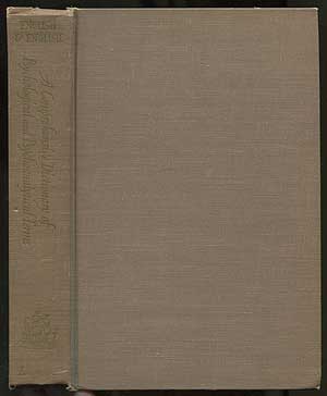 Item #215644 A Comprehensive Dictionary of Psychological and Psychoanalytical Terms: A Guide to Usage. Horace B. ENGLISH, Ava Champney English.
