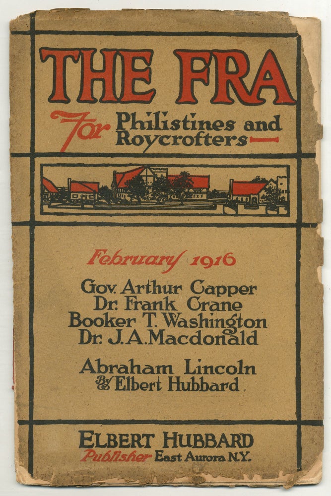 Item #215934 The FRA for Philistines and Roycrofters – Vol. XVI, No. 5, February 1916. Felix SHAY, John T. Hoyle.