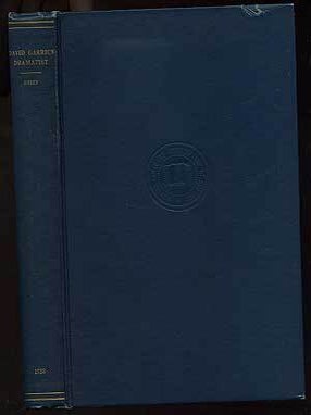 David Garrick, Dramatist. Elizabeth P. STEIN.