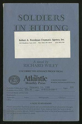 Item #221125 Soldiers in Hiding. Richard WILEY