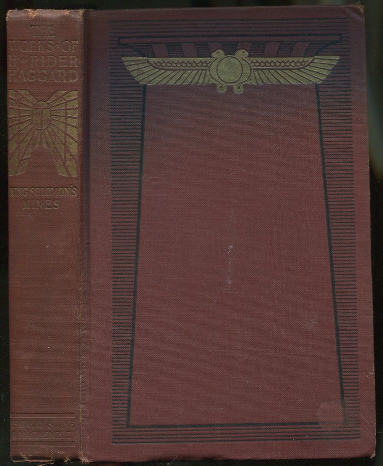 Item #230670 The Works of H. Rider Haggard: King Solomon's Mines: A Novel. H. Rider HAGGARD.