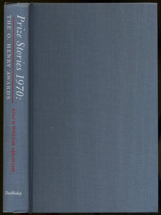 Item #235204 Prize Stories 1970: The O. Henry Awards. Robert HEMENWAY, Bernard Malamud, James Salter