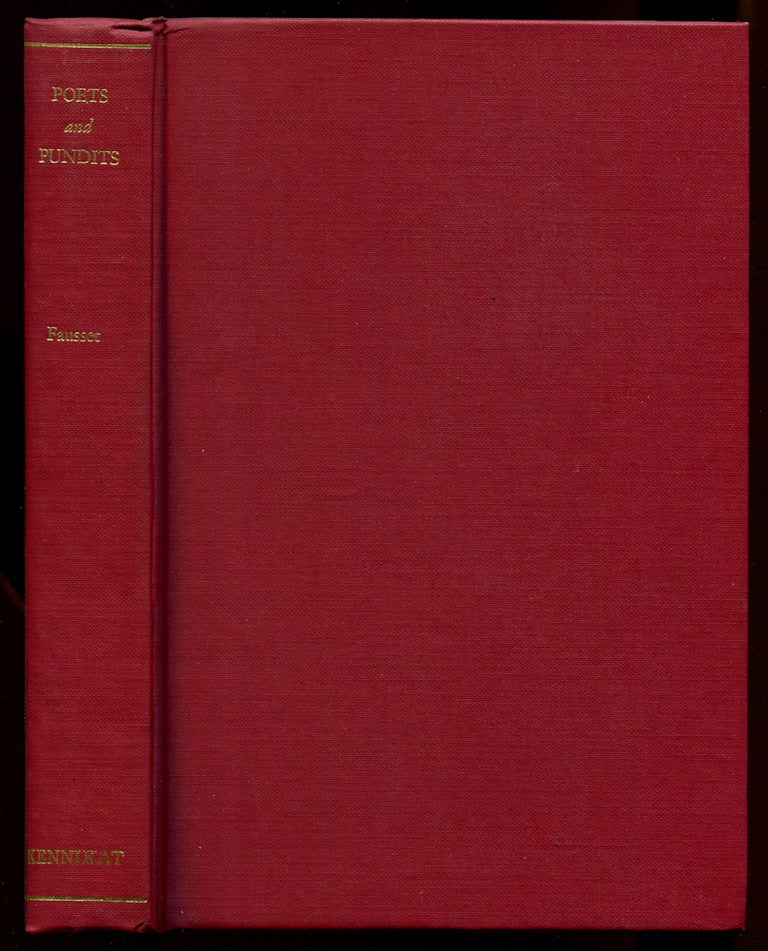 Item #238174 Poets and Pundits: Essays and Addresses. Hugh I'Anson FAUSSET.