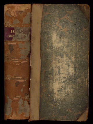 Item #239864 A New Abridgement of the Law: Vol. IV [only]. Matthew BACON