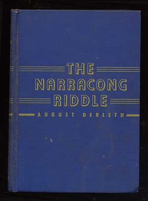 Item #240261 The Narracong Riddle. August DERLETH