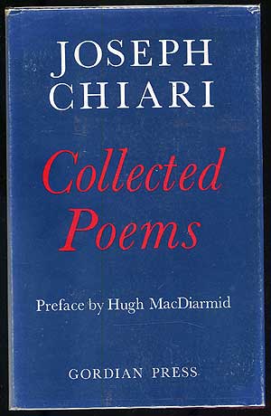 Item #242175 Collected Poems. Joseph CHIARI.