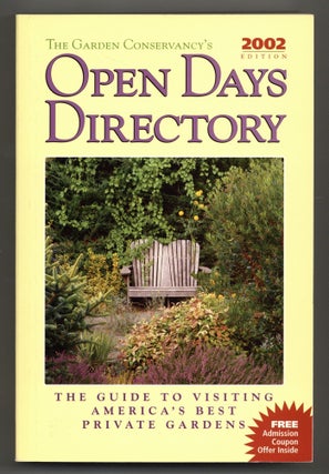 Item #245021 The Garden Conservancy's Open Days Directory - 2002 Edition