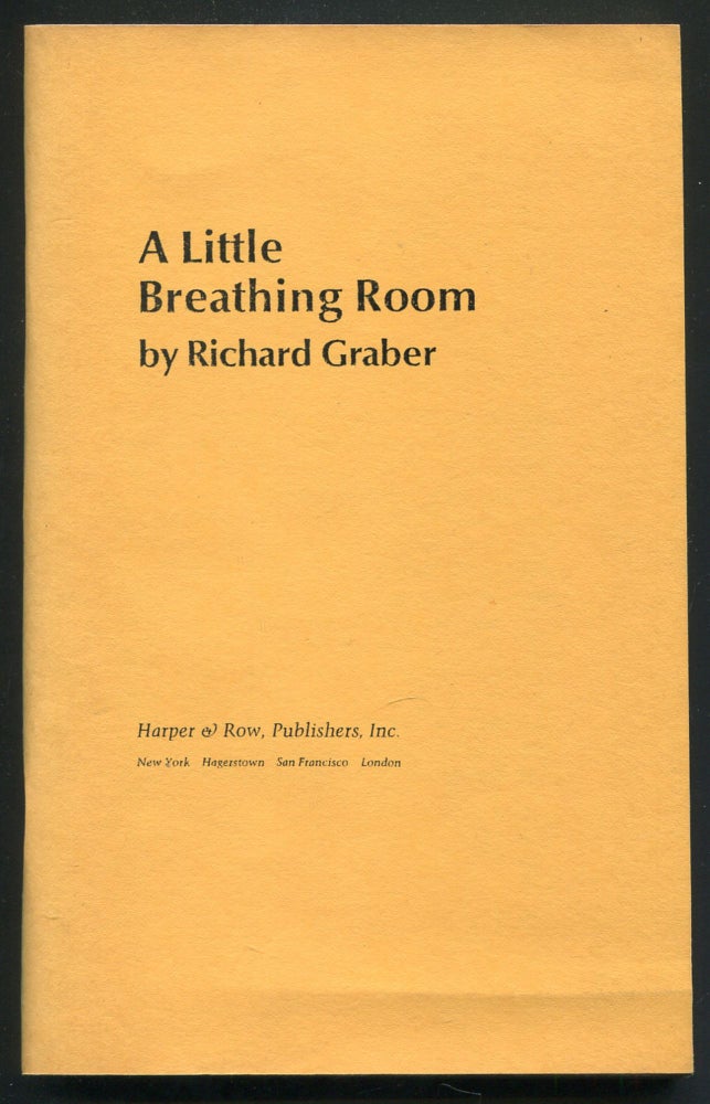 Item #245258 A Little Breathing Room. Richard GRABER.