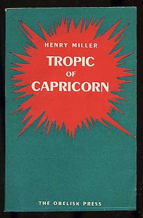 Item #247037 Tropic of Capricorn. Henry MILLER