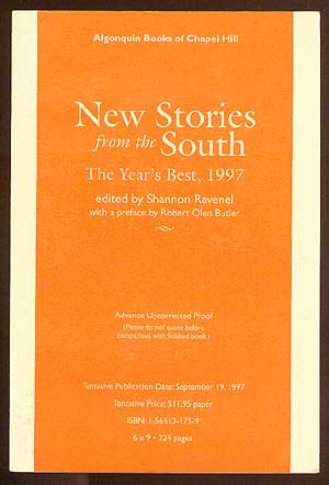 Item #24979 New Stories from the South, The Year's Best, 1997