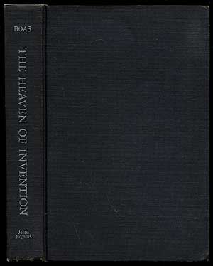 Item #251370 The Heaven of Invention. George BOAS.