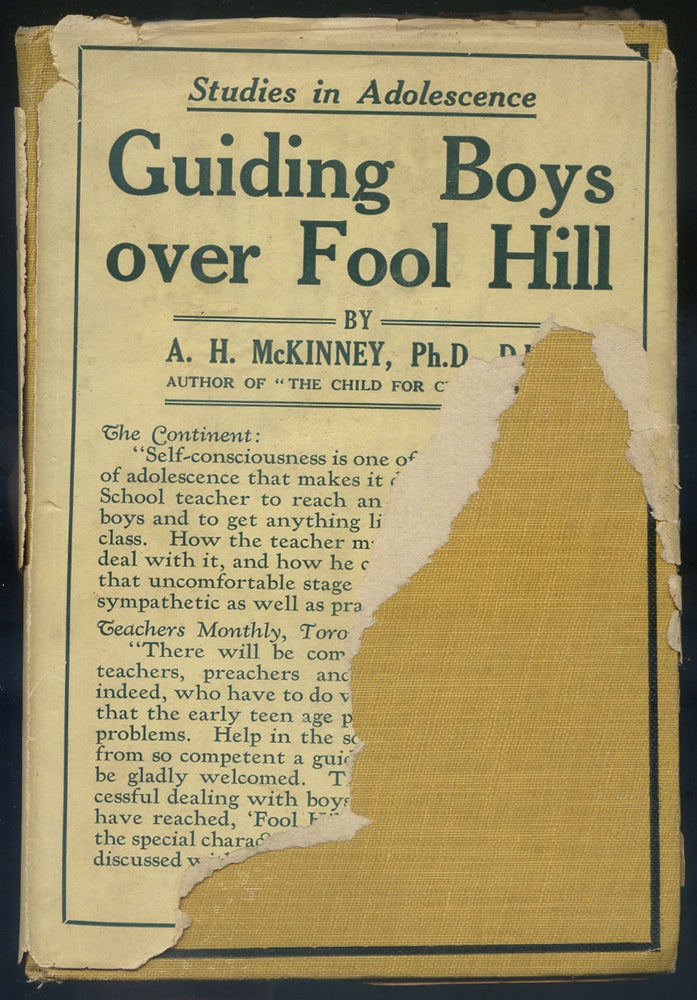 Item #251548 Guiding Boys Over Fool Hill: Studies in Adolescence. A. H. MCKINNEY.