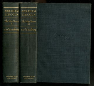 Item #252036 Abraham Lincoln: The War Years, Volumes Two [and] Three [only]. Carl SANDBURG