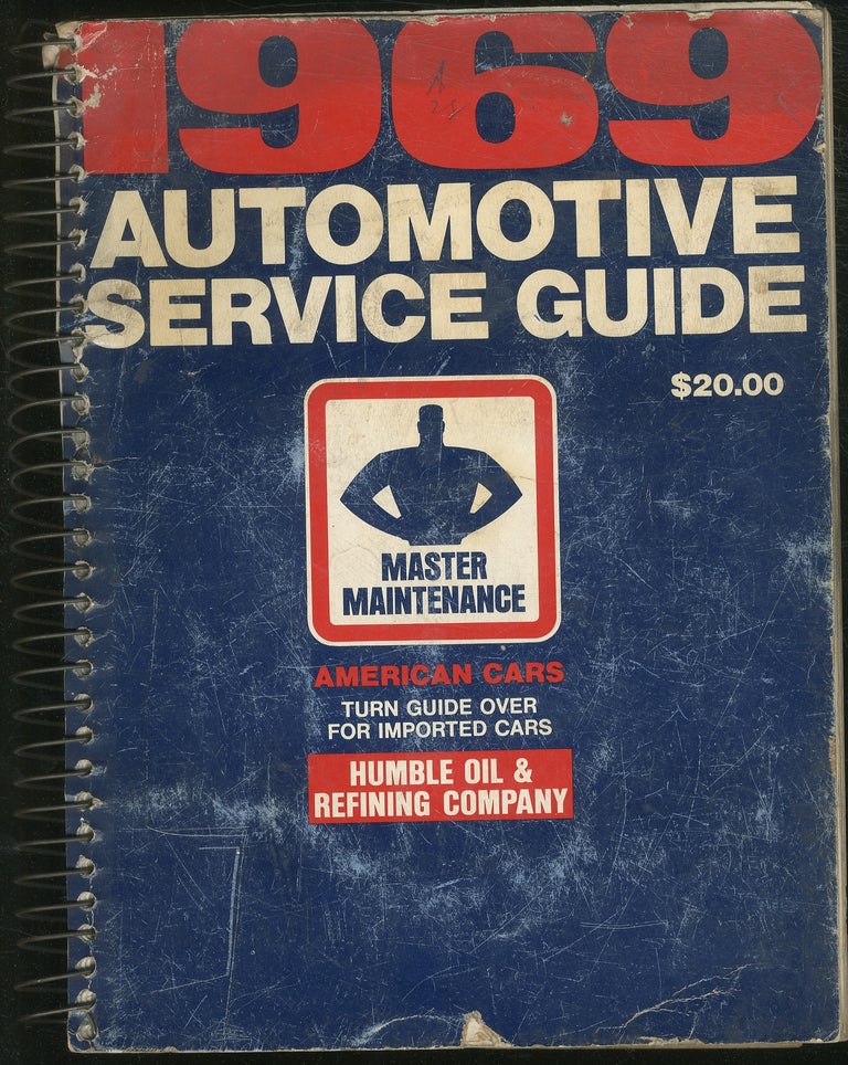 Item #254781 1969 Automotive Service Guide Master Maintenance