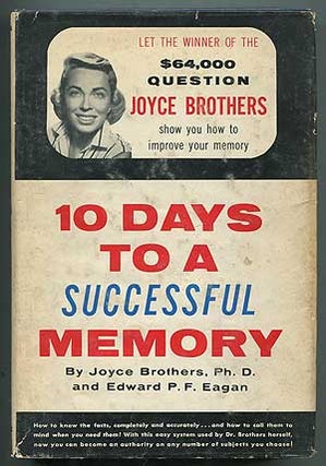 Item #265610 10 Days to A Successful Memory. Joyce D. BROTHERS, Edward P. F. Eagan