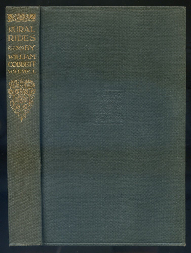 Item #266262 Rural Rides Volume One. William COBBETT.