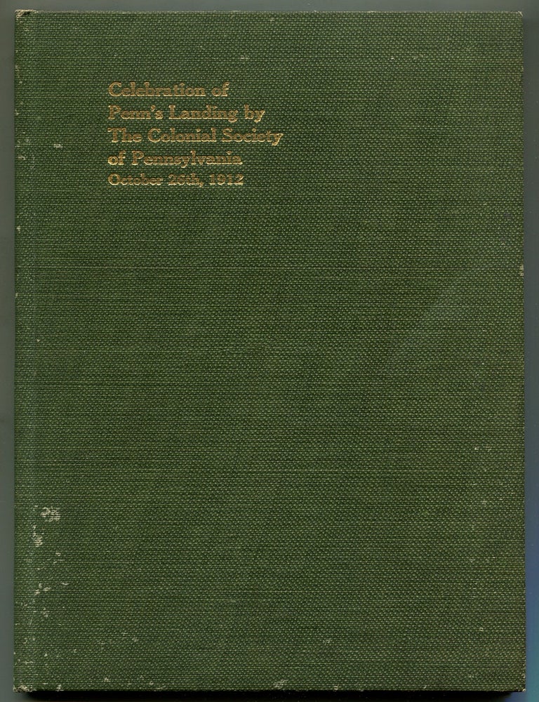 Item #269929 Celebration of the Two Hundred and Thirtieth Anniversary of the Landing of William Penn in Pennsylvania