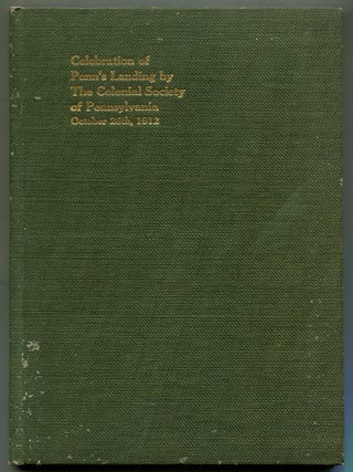 Item #269929 Celebration of the Two Hundred and Thirtieth Anniversary of the Landing of William...
