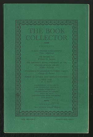 Item #271008 The Book Collector: Incorporating Book Handbook, Volume 4, No. I, Spring 1955. Ian FLEMING, P. H. Muir John Hayward, Christopher Dobson.