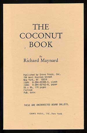 Item #272483 The Coconut Book. Richard MAYNARD.