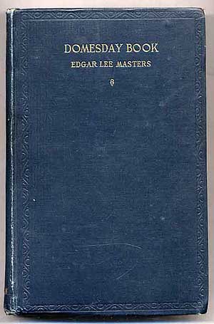 Item #272929 Domesday Book. Edgar Lee MASTERS.