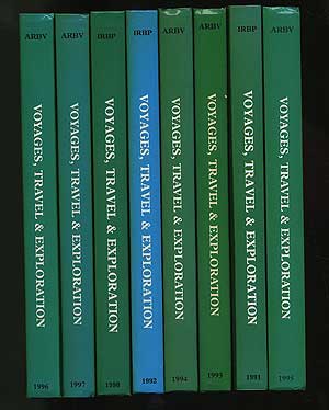 Item #273453 International Rare Book Prices Voyages, Travel & Exploration 1990-1997. Michael COLE, Series.