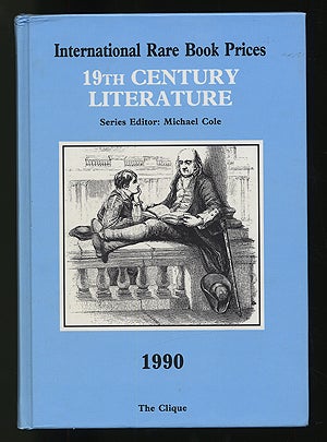 Item #273459 Annual Register of Book Values 19th Century Literature 1990. Michael COLE, Series.