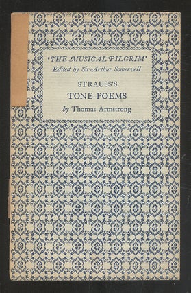 Item #273790 Strauss's Tone-Poems: Don Juan; Tod und Verklarung; Till Eulenspiegel's Lustige...