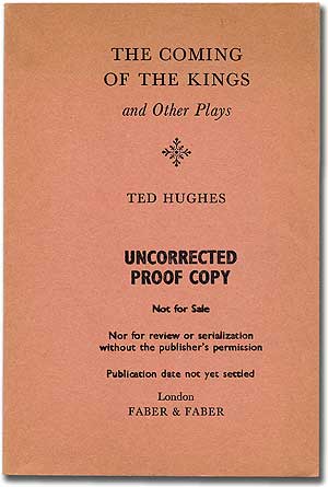 Item #273929 The Coming of the Kings and Other Plays. Ted HUGHES.