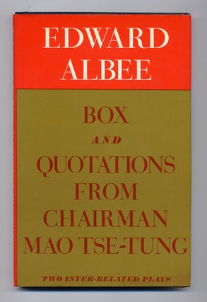 Item #273935 Box and Quotations From Chairman Mao Tse-Tung. Edward ALBEE