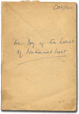 Item #274124 The Day of the Locust. Nathanael WEST.