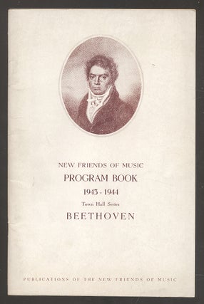 Item #274189 Beethoven: Chamber Music and Lieder, Program Book 1943-44