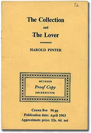 Item #274666 The Collection and The Lover. Harold PINTER