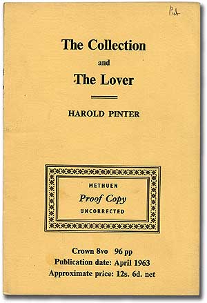 Item #274666 The Collection and The Lover. Harold PINTER.